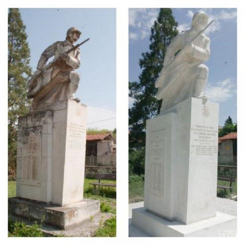 Родолюбиво! Възстановяват войнишки паметници в Габровско