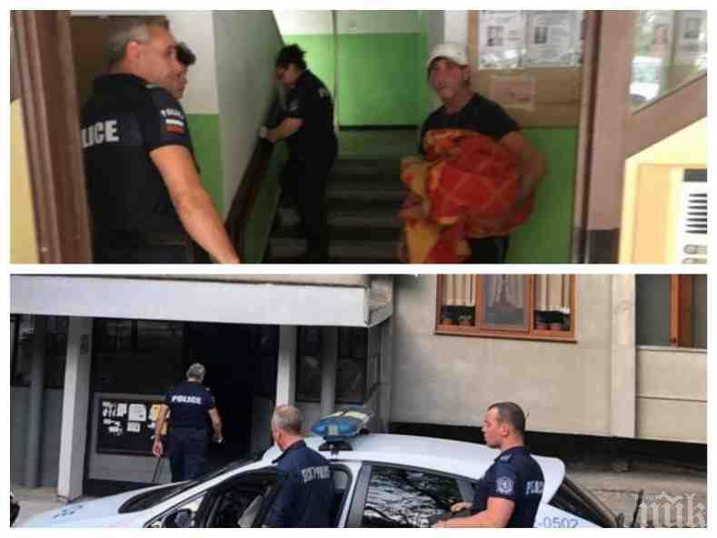 ИЗВЪНРЕДНО! Ужасяваща драма в Бургас, намериха голо тяло на старец в блок (СНИМКИ)