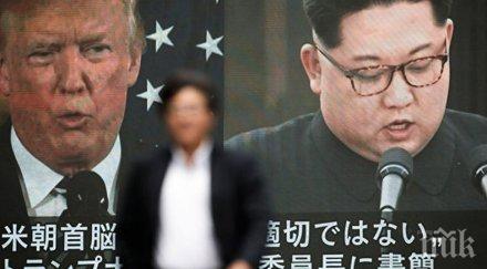 ким чен доналд тръмп пристигнаха остров сентоса срещата