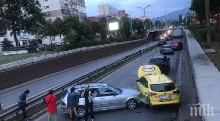 последните минути шестима ранени мелето девет коли софия