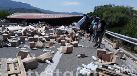 наш тираджия пострада катастрофа гърция