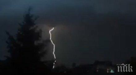 гръмотевични бури раздират перник местните жалват спира интернета