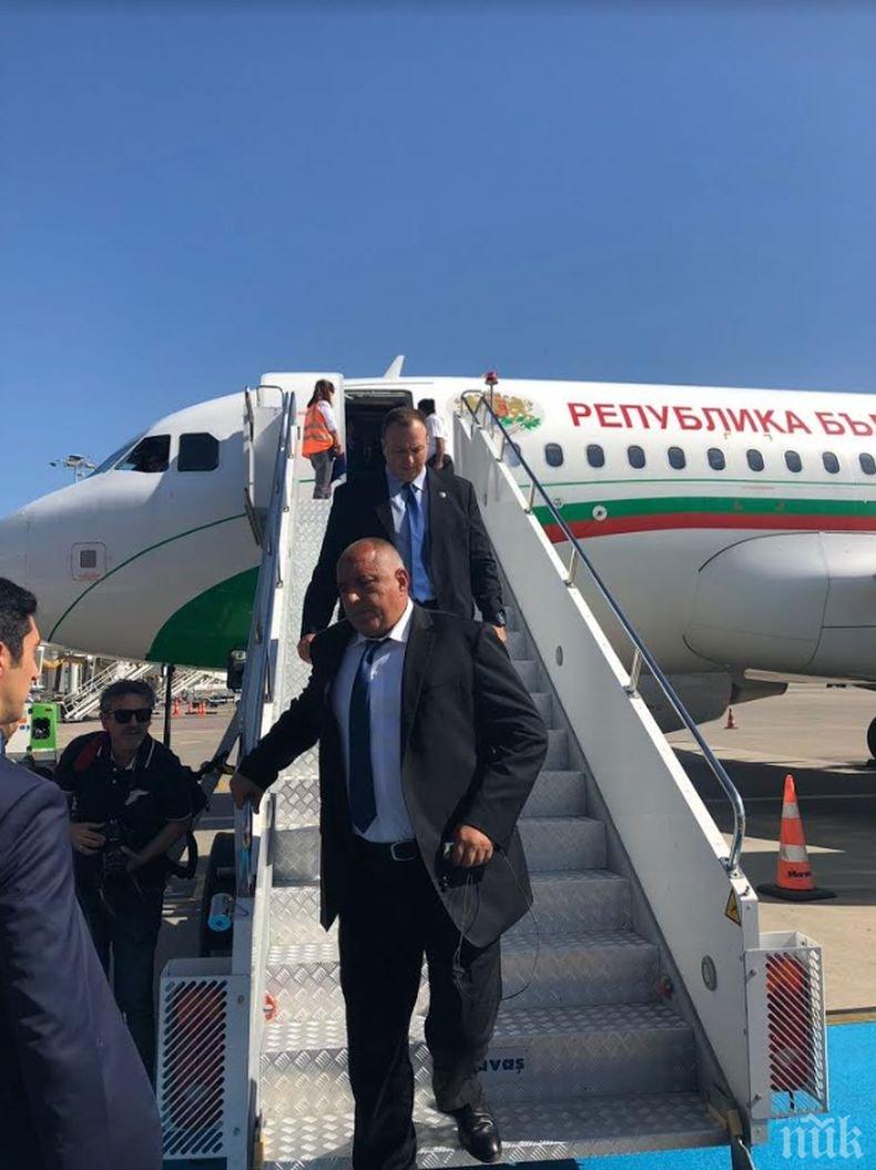 ПЪРВО В ПИК! Борисов пристигна в Турция (ВИДЕО)