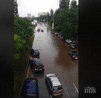 От НИМХ обясниха къде в София е паднал най-много дъжд