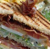 Вкусният клуб сандвич бил измислен в заведение за хазарт