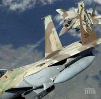 Израел е нанесла над девет въздушни удари над Ивицата Газа
