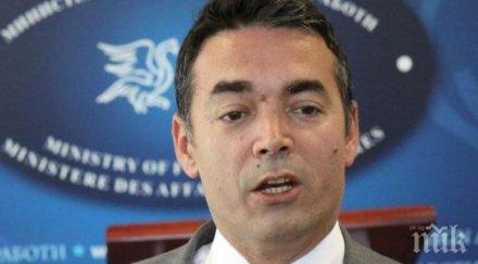 външният министър македония голям ден страната