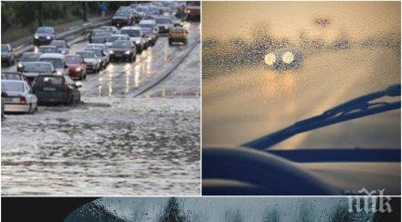 първо пик кошмар тракия магистралата потъна потоп колите пъплят огромно задръстване видео