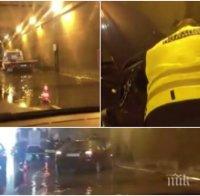 В ЗОНАТА НА ЗДРАЧА! Кола изчезна мистериозно след катастрофа в София (СНИМКИ)