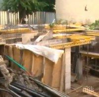 БЕЗХАБЕРИЕ! Улица в центъра на Варна пропадна заради строеж