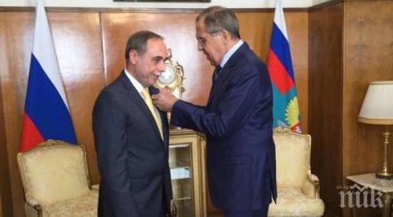 лавров награди българския посланик москва прощална среща