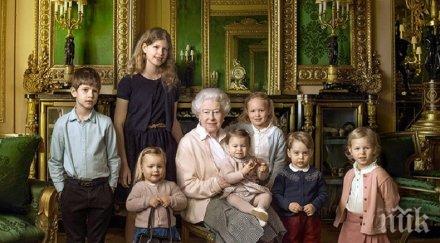 поколение английската кралица стана прабаба седми път