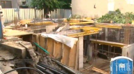 безхаберие улица центъра варна пропадна заради строеж