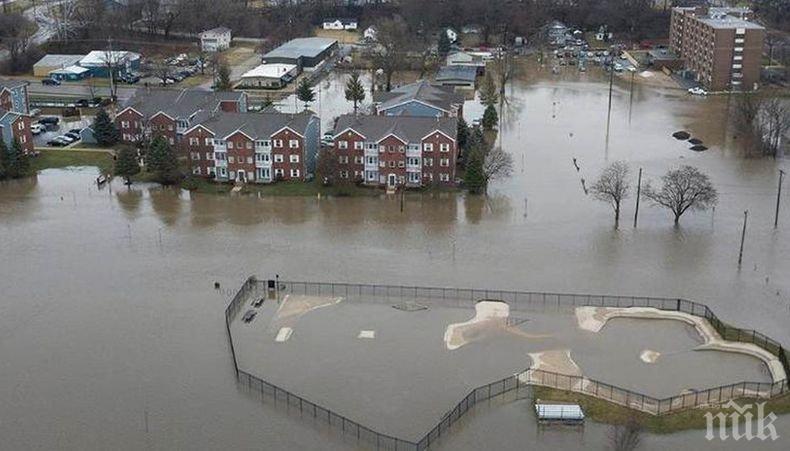 В щата Мичиган обявиха бедствено положение заради наводненията