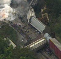 Евакуират „Дисниленд“ заради дерайлиралия влак в Балтимор 