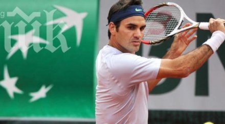 федерер продължи наказателната акция париж