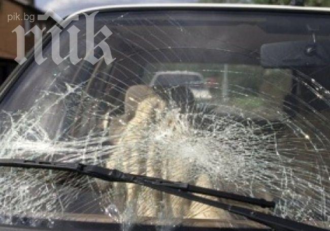 Верижна катастрофа затапи Аспаруховия мост (Видео)