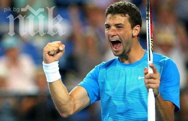 Гришо води с 2:0 на Пуйе, дъжд прекъсна двубоя в Париж