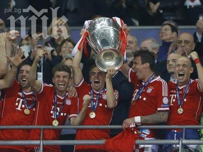 Байерн (Мюнхен) е най-скъпата футболна марка в Европа
