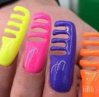 Нов хит разбуни социалните мрежи: Маникюр с гребени