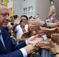 ВОТЪТ В ТУРЦИЯ! Ердоган с убедителни 55% при 60% преброени бюлетини 