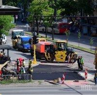 Ремонт! Асфалтират ключов булевард в Пловдив