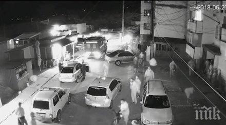 високо напрежение полицията разпространи кадри сблъсъците ботевград замеряли полицаите камъни дървета лопати