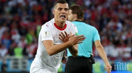 футбол политика сърбия бесни провокацията двамата косовари отбора швейцария