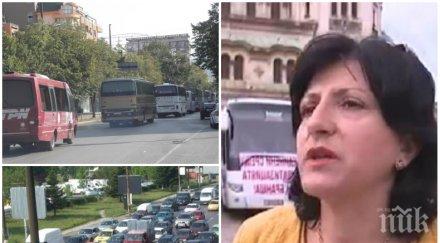 скандално превозвачите готови крайности протестът прерасне гражданско неподчинение палят автобуси