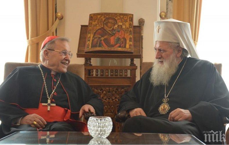 ПО ХРИСТИЯНСКИ: Патриарх Неофит и кардинал Каспер обсъдиха проблемите пред Европа