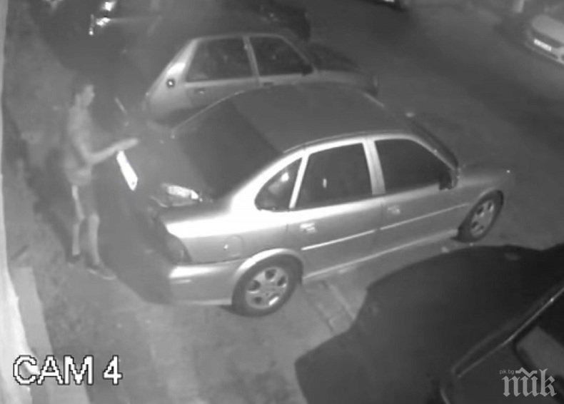 Издирват пишман крадец на автомобили в Бургас (ВИДЕО)