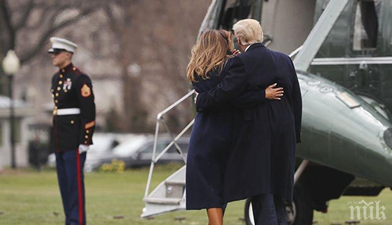 Доналд Тръмп за отношенията със съпругата си: Никога не са били по-добри