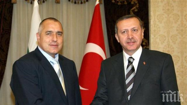 ПЪРВО В ПИК! Премиерът Борисов поздрави Ердоган за победата 