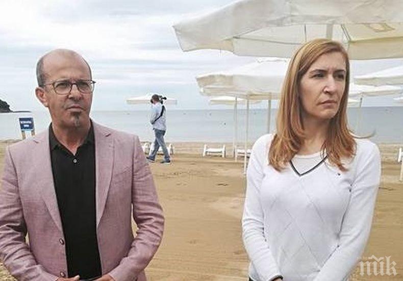 ИЗНЕНАДВАЩО! Николина Ангелова с неочаквана проверка на плаж „Перла“ заради скандала с изгонените летовници