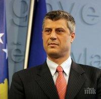 Хашим Тачи доволен от договора между Македония и Гърция 