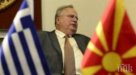 балканска мъст куршуми кутии кръв смъртни заплахи гръцкия външен министър заради македония