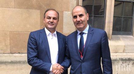 цветанов срещна вицепремиера косово енвер ходжай