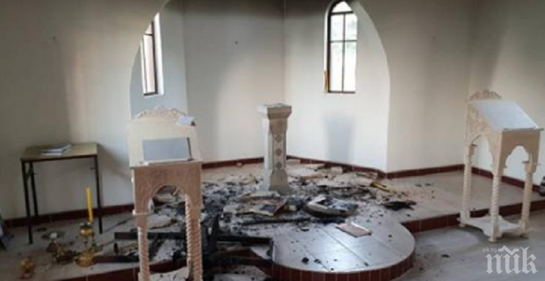 Запалиха православна църква в Босна и Херцеговина