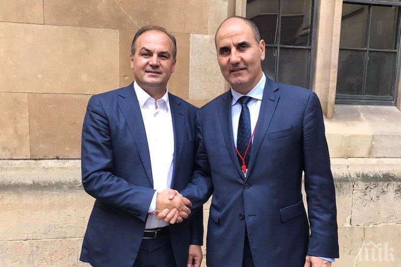 Цветанов се срещна с вицепремиера на Косово Енвер Ходжай