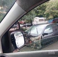 Тежка катастрофа между кола и автобус край Ботевград (СНИМКИ)