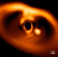 Заснеха раждането на нова планета