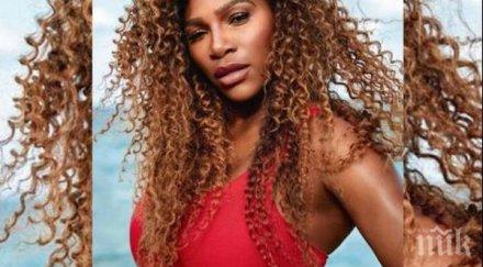 серина уилямс хвърля ракетата иска второ бебе