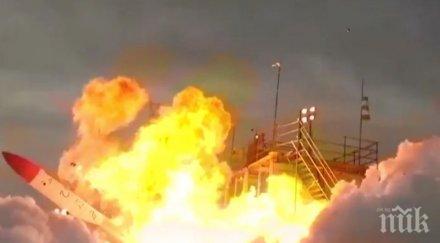 космическа ракета взриви секунди излитане япония