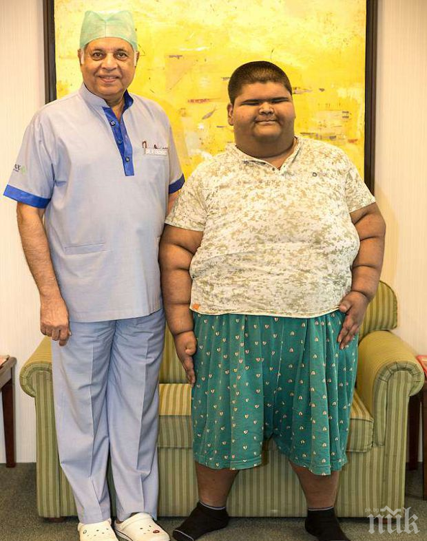 Най-пълното дете в света отслабна с 65 кг  