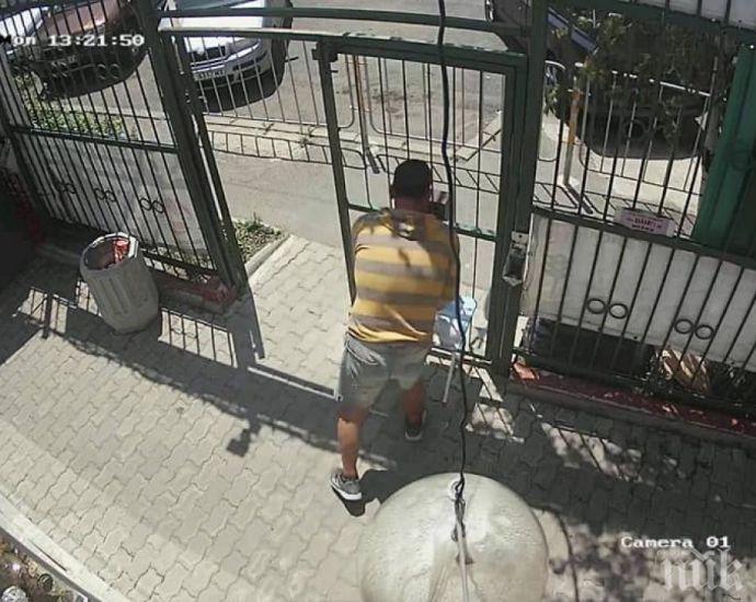 Разпознаха Пламен от бургаския кв. Славейков да краде кутията за дарения 