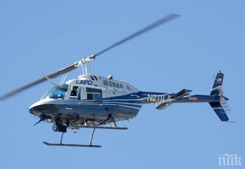 Един загинал, след като хеликоптер падна на плаж в Пуерто Рико