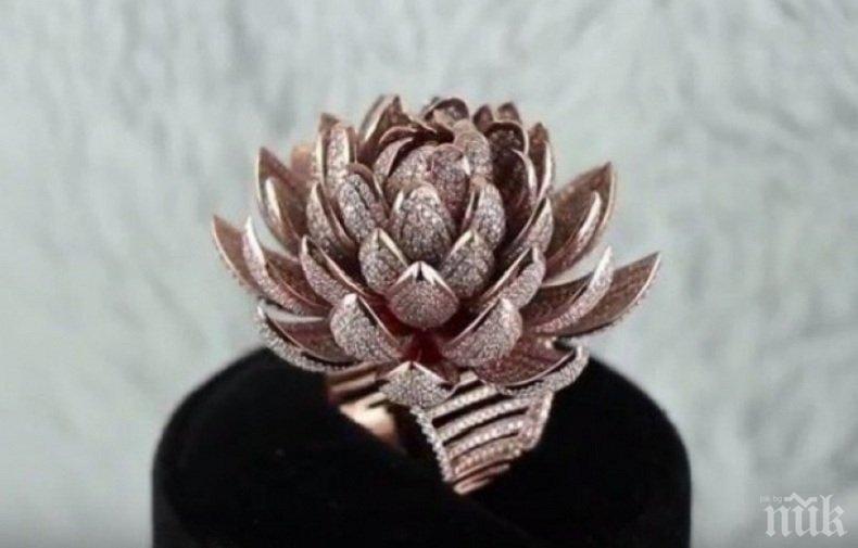 РЕКОРД! Поставиха 6690 диаманта върху един пръстен (ВИДЕО)