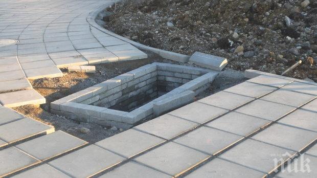 Младеж бере душа, паднал в бетонна шахта на заведение