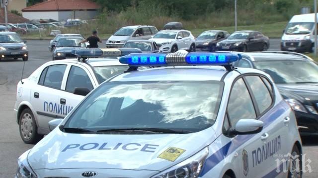 Заспал шофьор предизвика меле на пътя Бургас-Поморие (СНИМКИ)