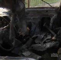 ОГНЕН АД! Шест коли за 80 000 лева изгоряха в подпалената автокъща в София (СНИМКИ)